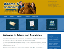 Tablet Screenshot of adamstaxes.com